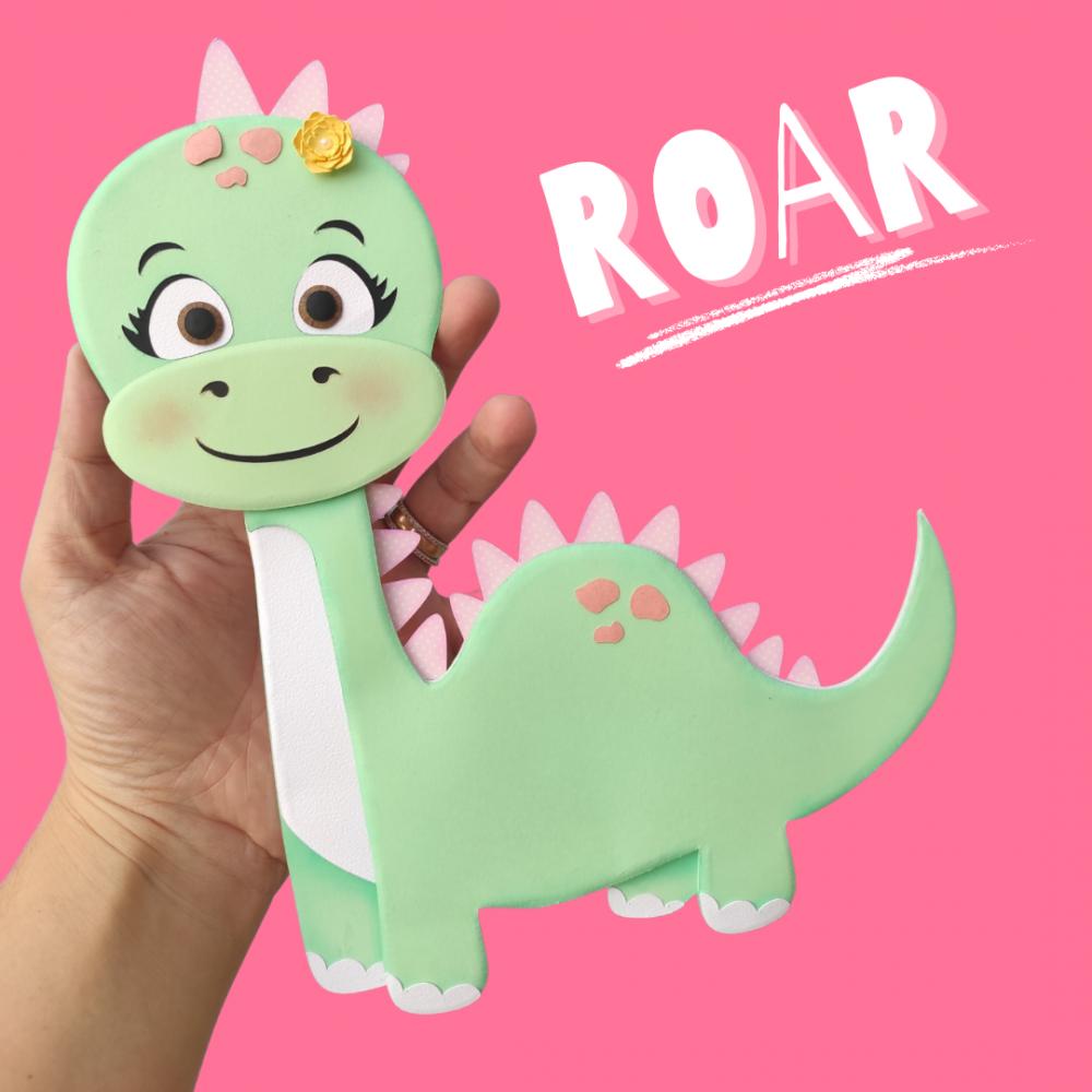 Arquivo de Corte Topo de Bolo - Dinossauro