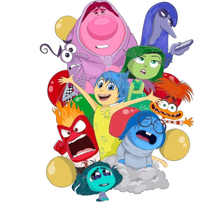 Arquivo de Corte Topo de Bolo - Divertidamente