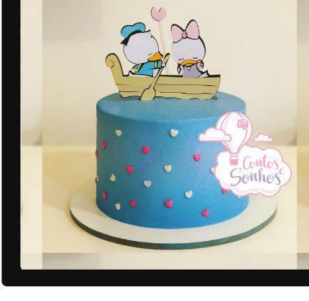 Arquivo de Corte Topo de Bolo - Donald