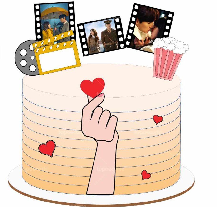 Arquivo de Corte Topo de Bolo - Dorama