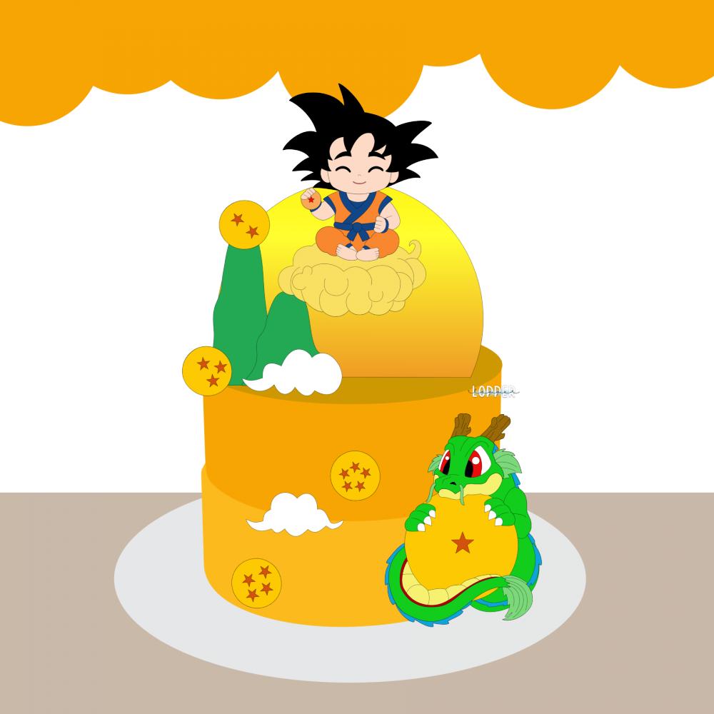 Arquivo de Corte Topo de Bolo - Dragon Ball