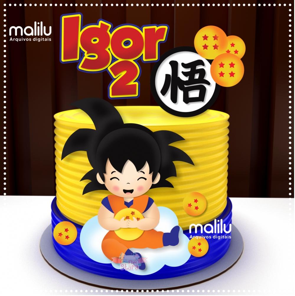 Arquivo de Corte Topo de Bolo - Dragon Ball