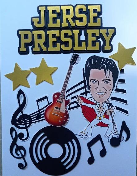 Arquivo de Corte Topo de Bolo - Elvis