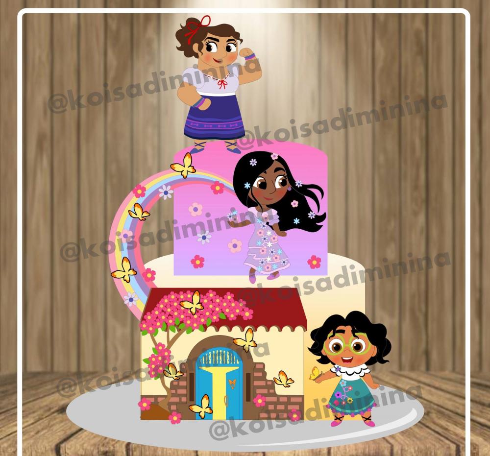 Arquivo de Corte Topo de Bolo - Encanto