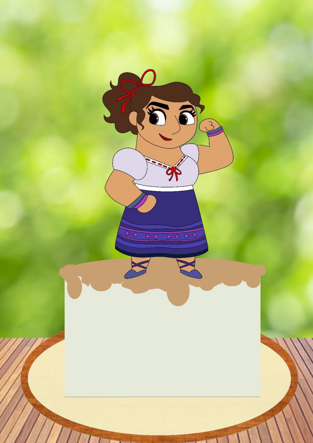 Arquivo de Corte Topo de Bolo - Encanto