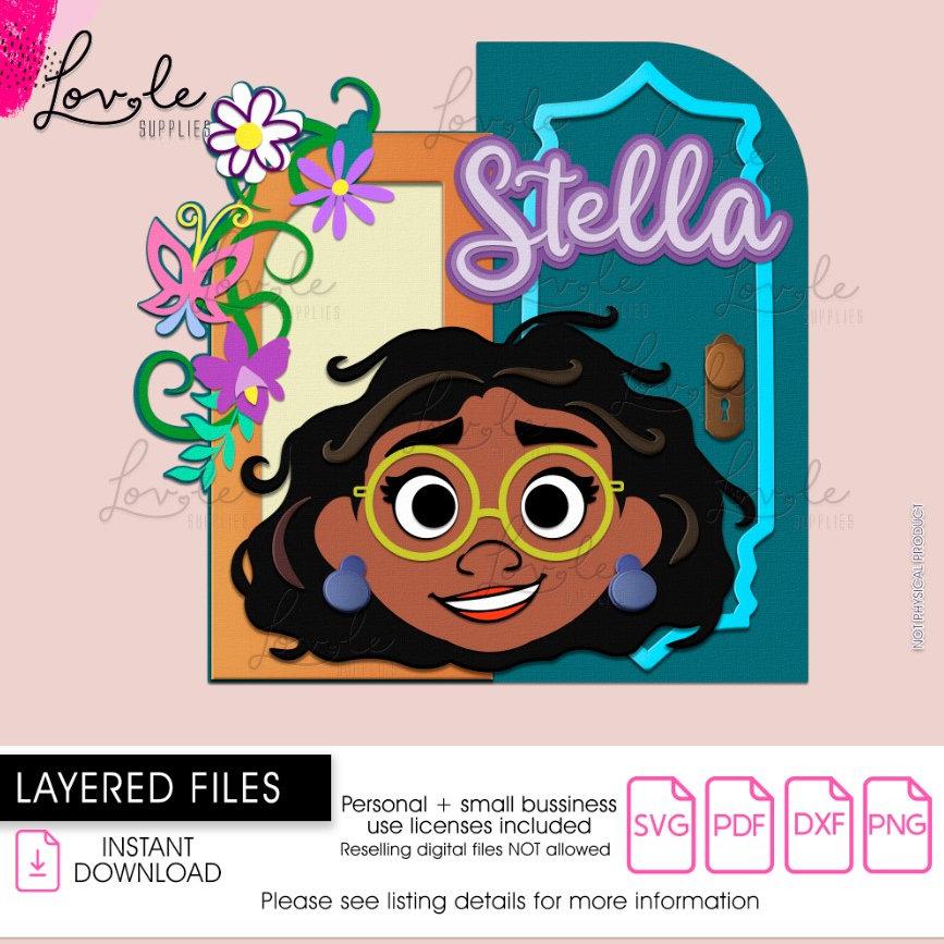 Arquivo de Corte Topo de Bolo - Encanto