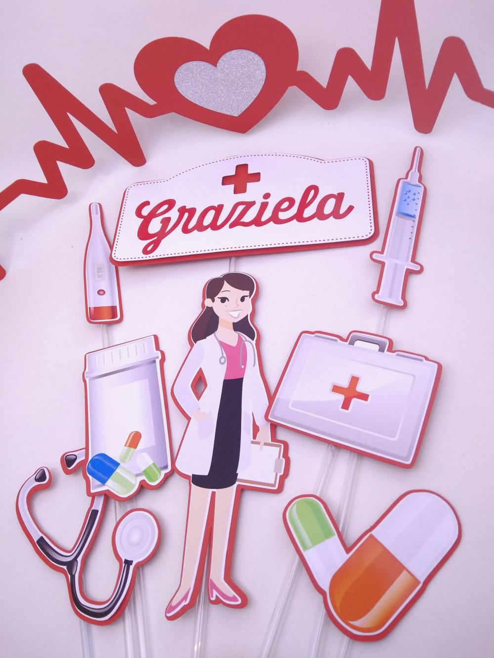 Arquivo de Corte Topo de Bolo - Enfermagem / Medicina