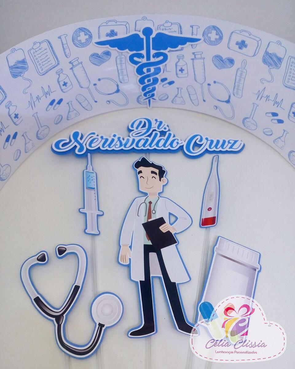 Arquivo de Corte Topo de Bolo - Enfermagem / Medicina