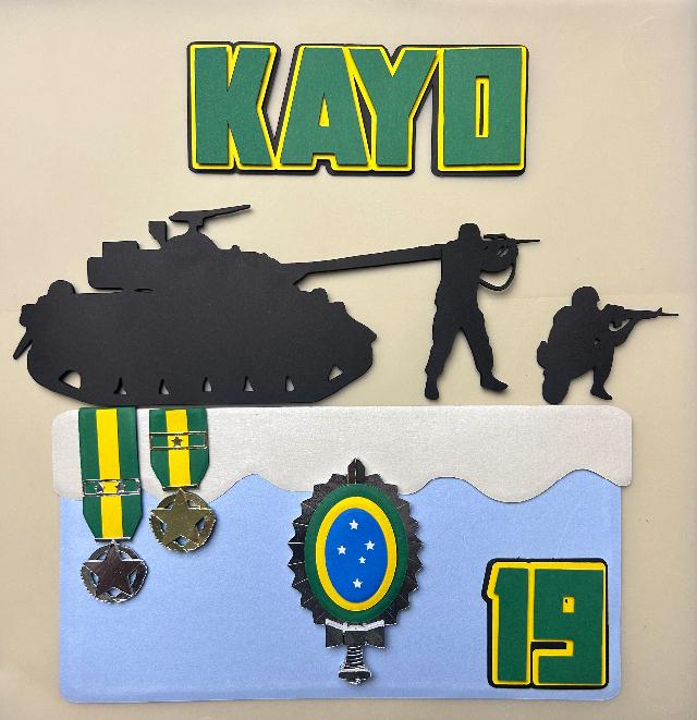 Arquivo de Corte Topo de Bolo - Exército