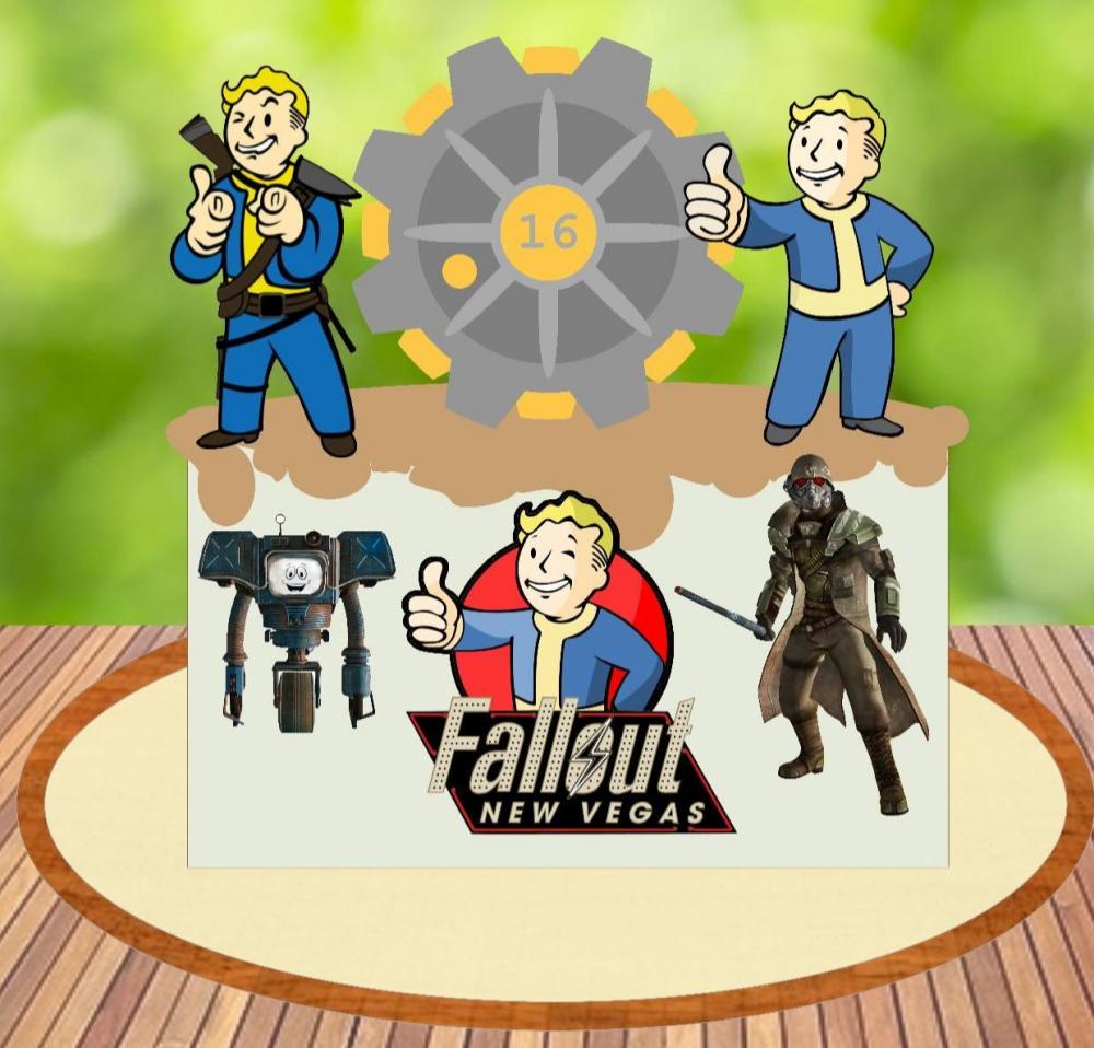 Arquivo de Corte Topo de Bolo - Fallout