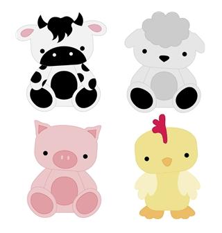 Arquivo de Corte Topo de Bolo - Fazendinha