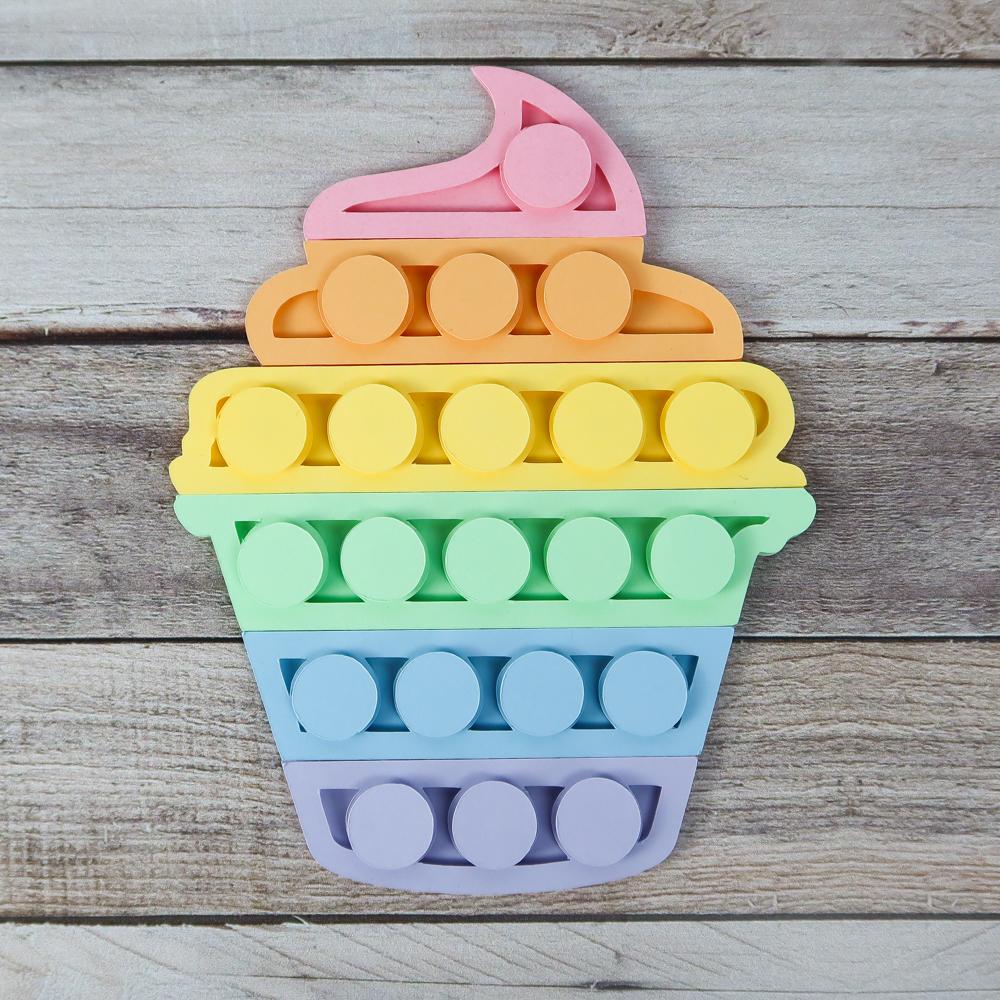 Arquivo de Corte Topo de Bolo - FIDGET TOYS - POP IT