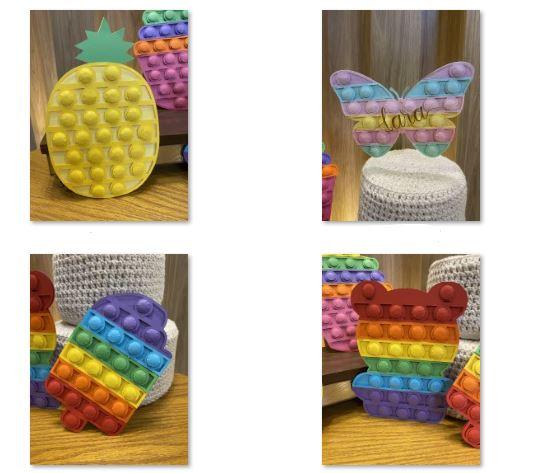 Arquivo de Corte Topo de Bolo - FIDGET TOYS - POP IT