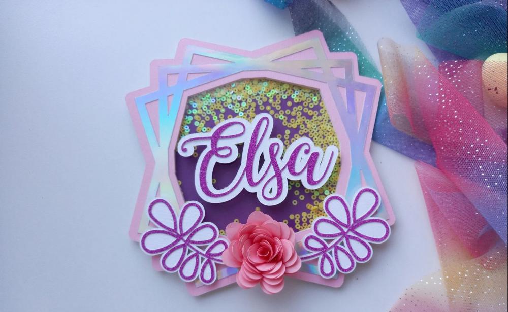 Arquivo de Corte Topo de Bolo - Floral