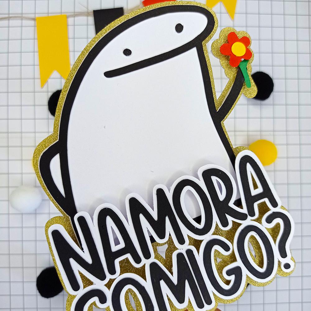 Arquivo de Corte Topo de Bolo - Flork (Bentô Cake)