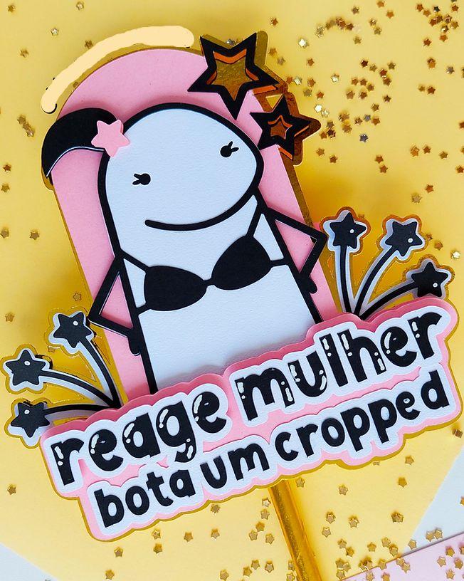 Arquivo de Corte Topo de Bolo - Flork (Bentô Cake)