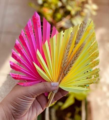 Arquivo de Corte Topo de Bolo - Folhas Plissada