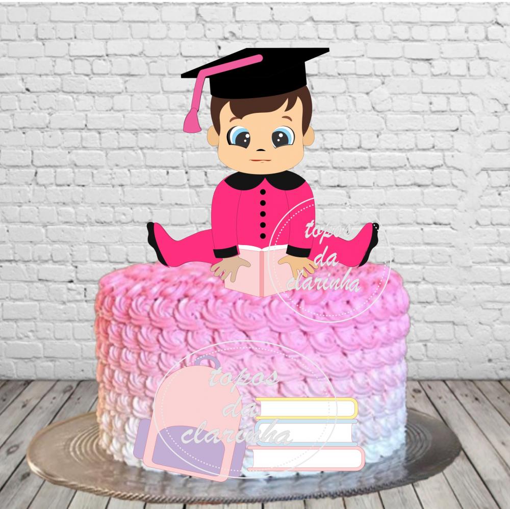 Arquivo de Corte Topo de Bolo - Formatura