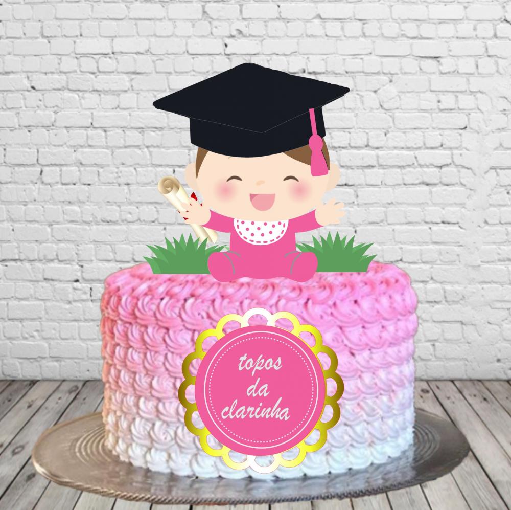 Arquivo de Corte Topo de Bolo - Formatura