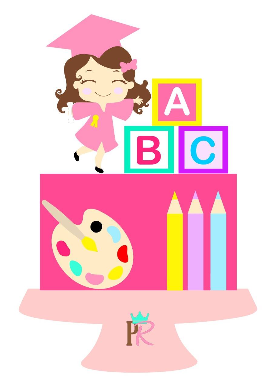 Arquivo de Corte Topo de Bolo - Formatura