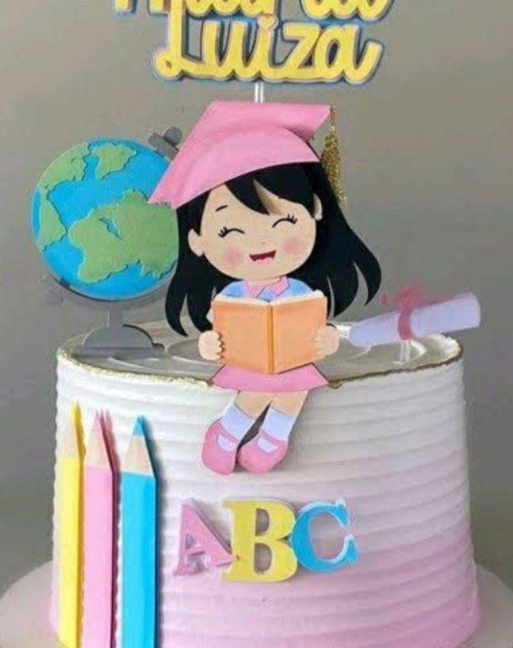 Arquivo de Corte Topo de Bolo - Formatura