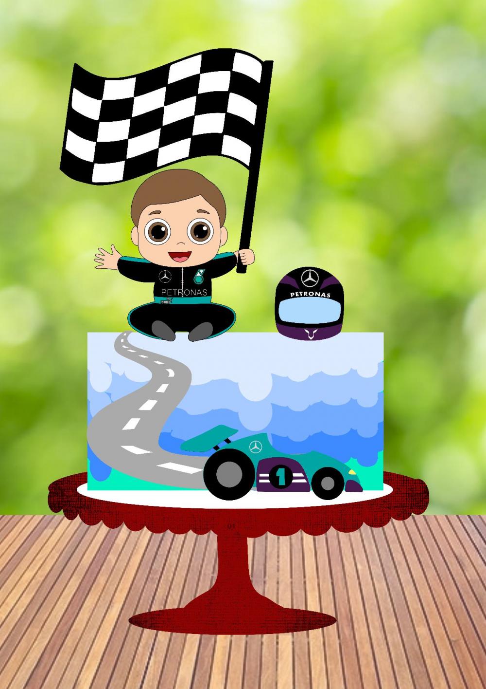 Arquivo de Corte Topo de Bolo - Formula 1