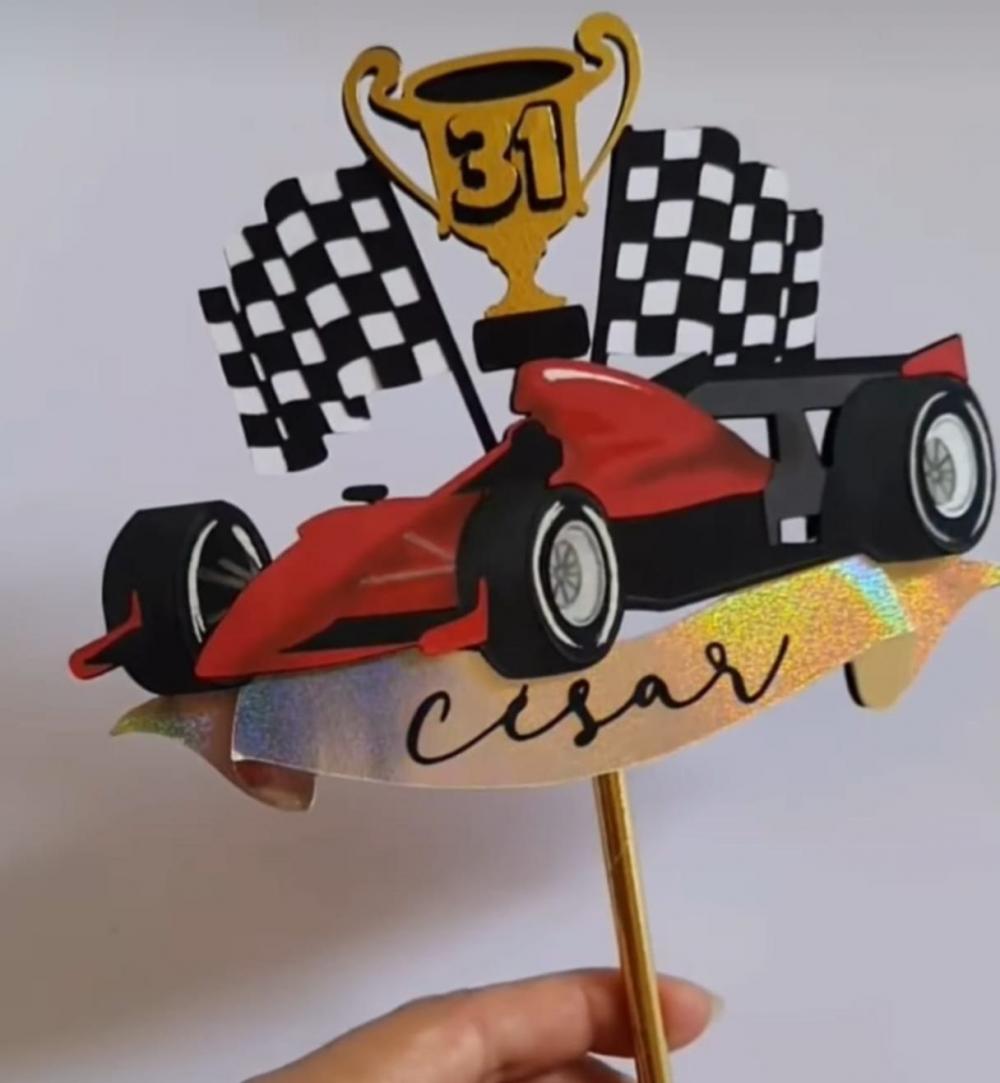 Arquivo de Corte Topo de Bolo - Formula 1