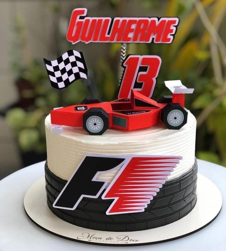 Arquivo de Corte Topo de Bolo - Formula 1