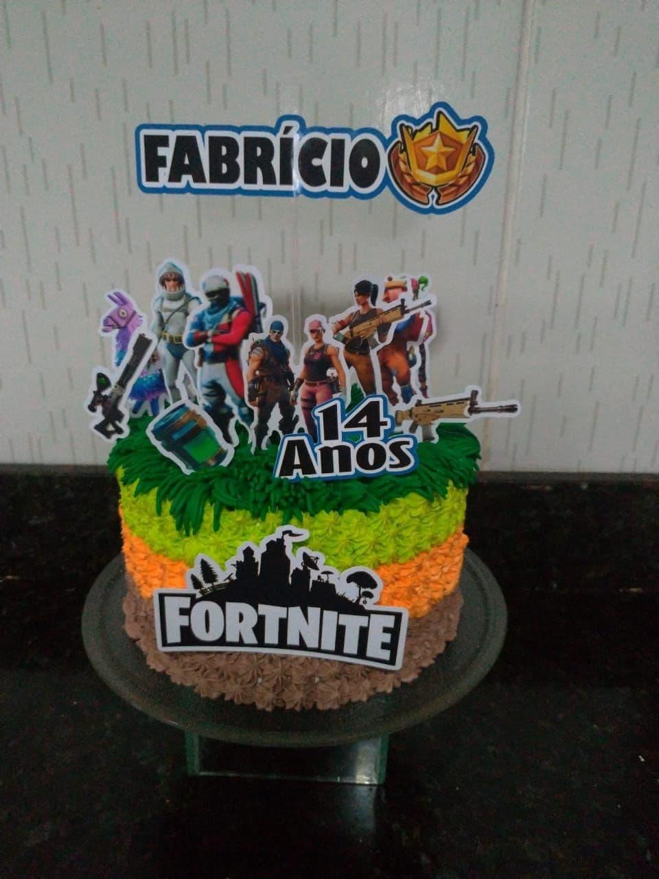 Arquivo de Corte Topo de Bolo - Fortnite