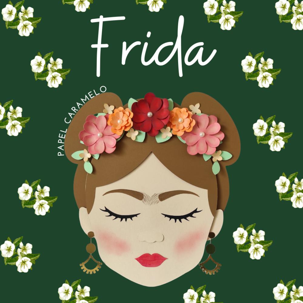 Arquivo de Corte Topo de Bolo - Frida Kahlo