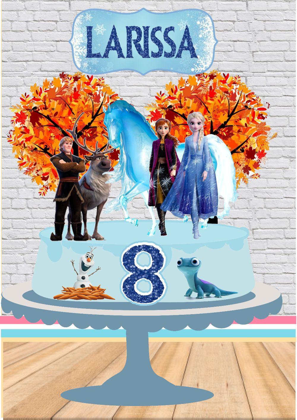 Arquivo de Corte Topo de Bolo - Frozen