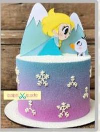 Arquivo de Corte Topo de Bolo - Frozen