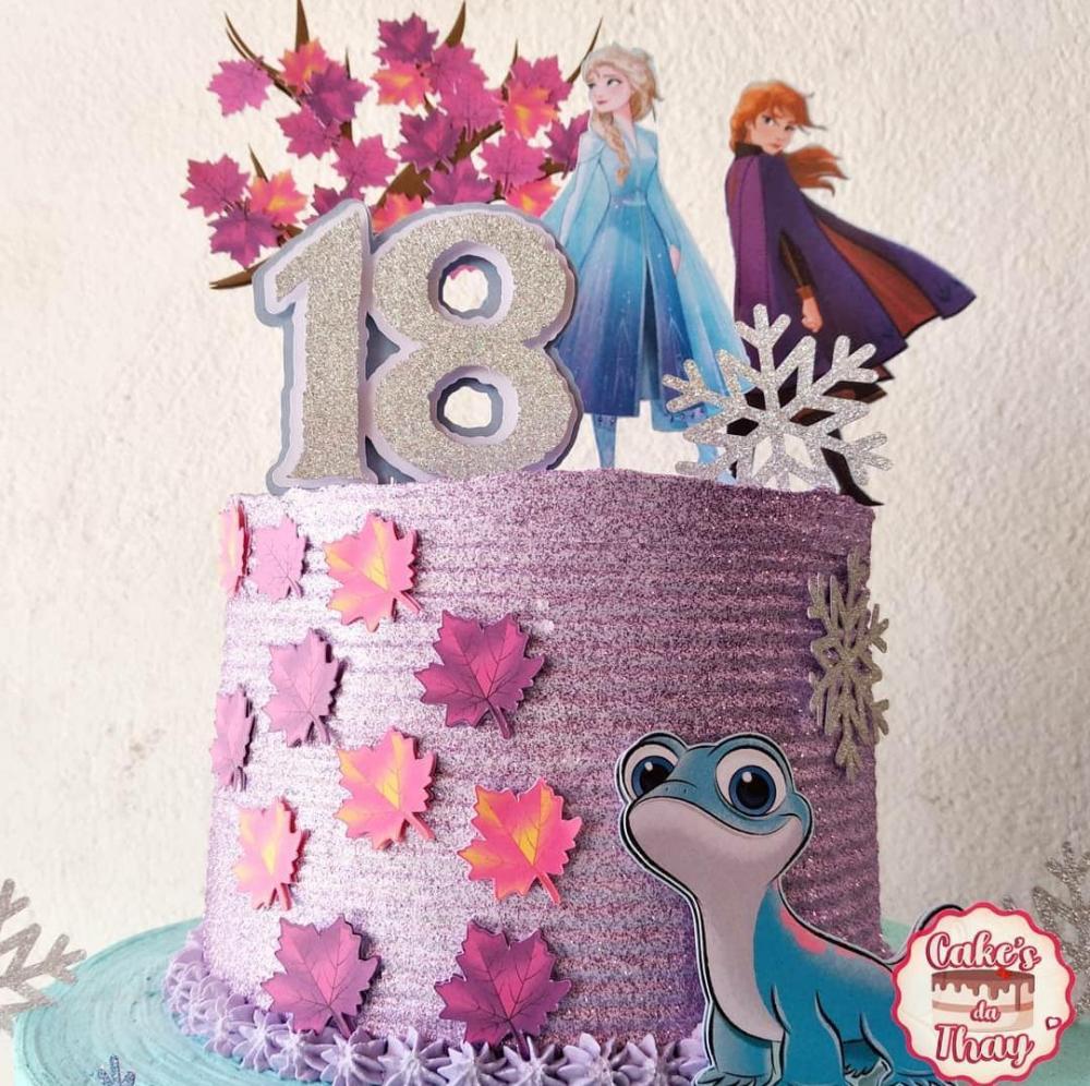 Arquivo de Corte Topo de Bolo - Frozen