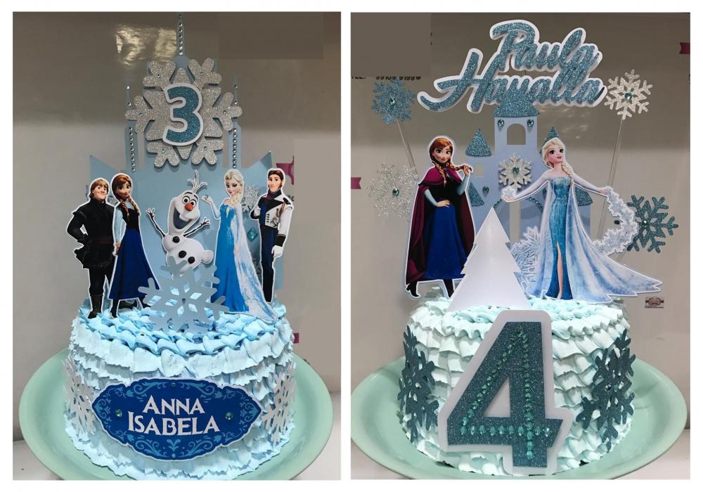 Arquivo de Corte Topo de Bolo - Frozen