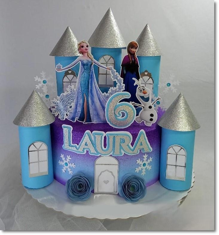 Arquivo de Corte Topo de Bolo - Frozen