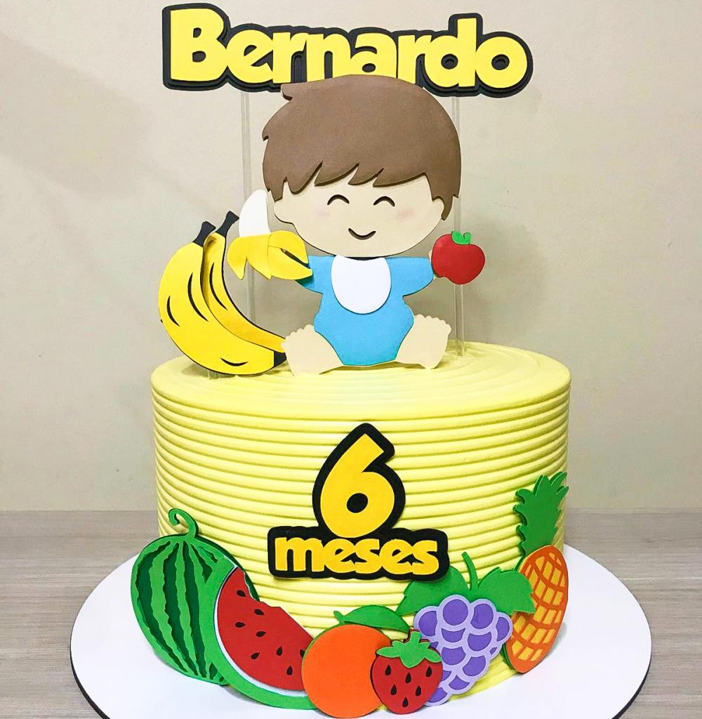 Arquivo de Corte Topo de Bolo - Frutas