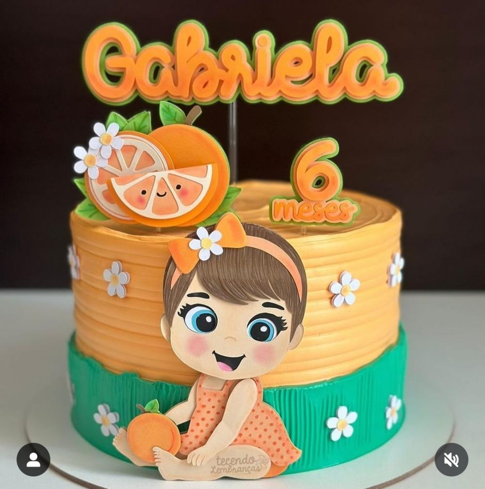 Arquivo de Corte Topo de Bolo - Frutas