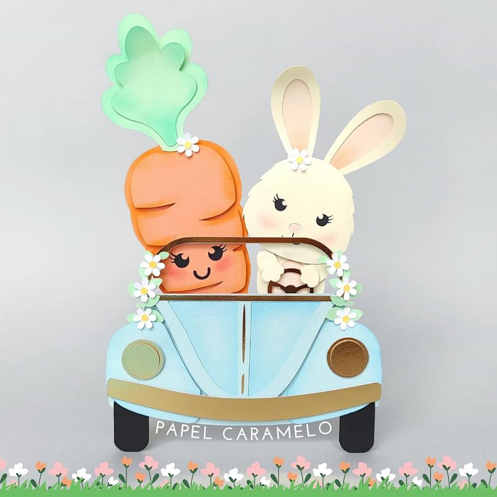 Arquivo de Corte Topo de Bolo - Fusca