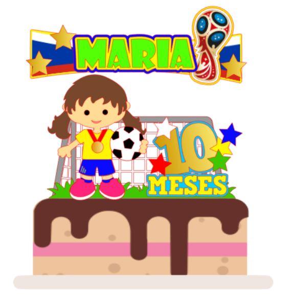 Arquivo de Corte Topo de Bolo - Futebol