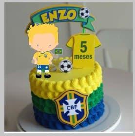 Arquivo de Corte Topo de Bolo - Futebol