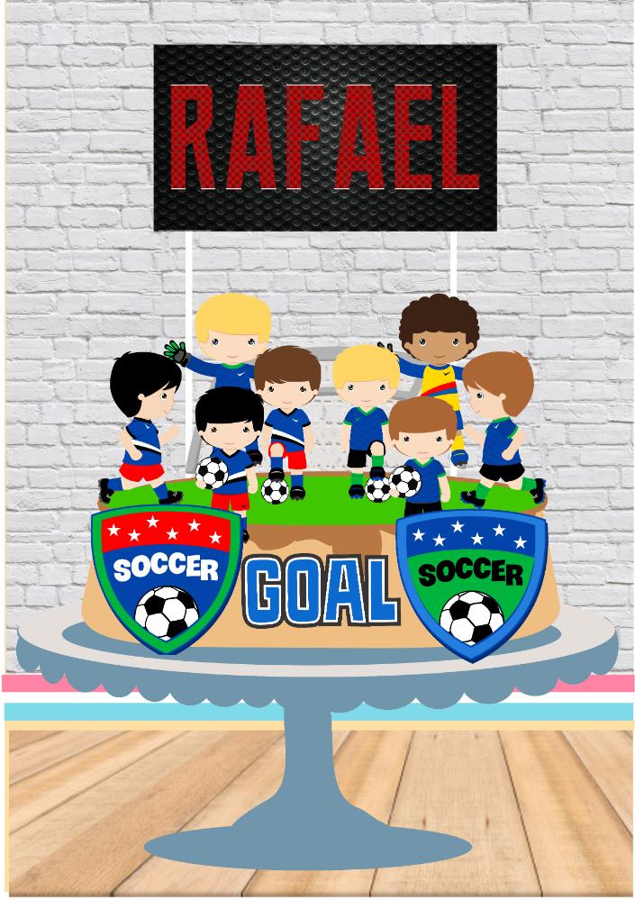 Arquivo de Corte Topo de Bolo - Futebol