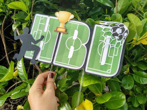 Arquivo de Corte Topo de Bolo - Futebol