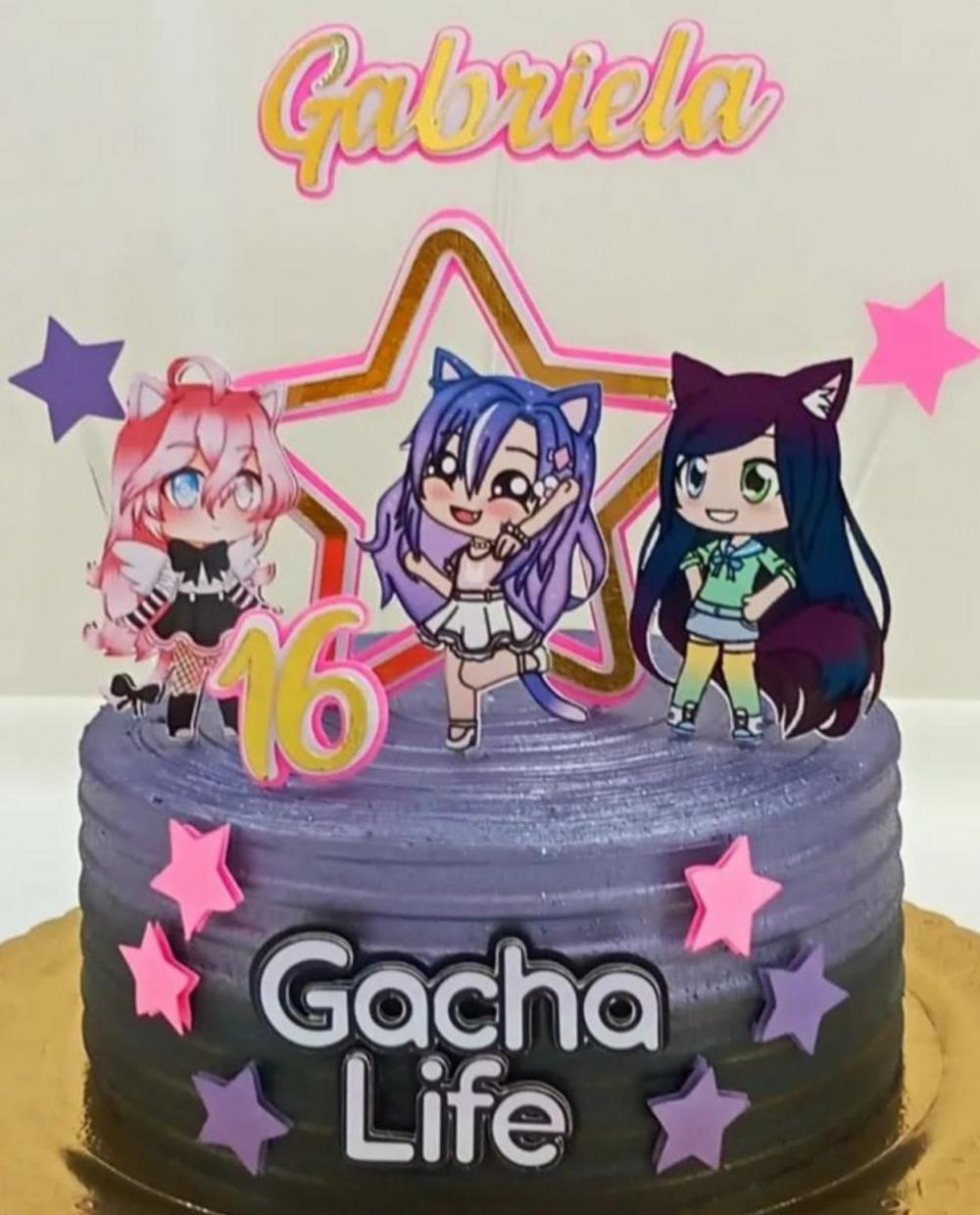 Arquivo de Corte Topo de Bolo - Gacha Life