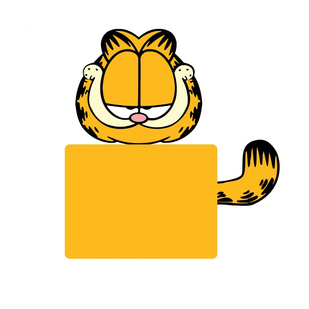 Arquivo de Corte Topo de Bolo - Garfield