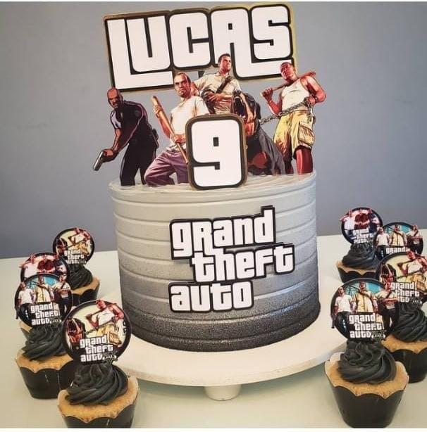 Arquivo de Corte Topo de Bolo - GTA