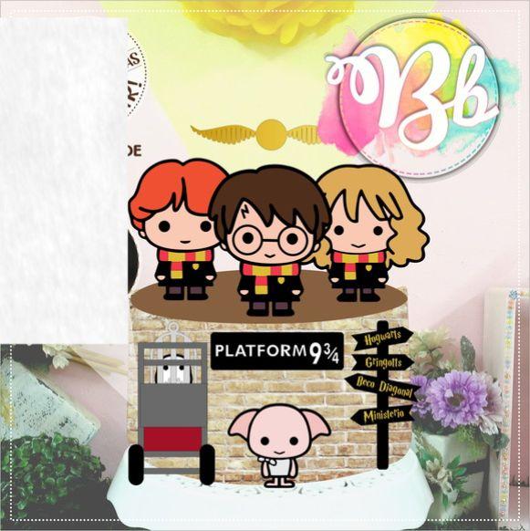 Arquivo de Corte Topo de Bolo - Harry Potter