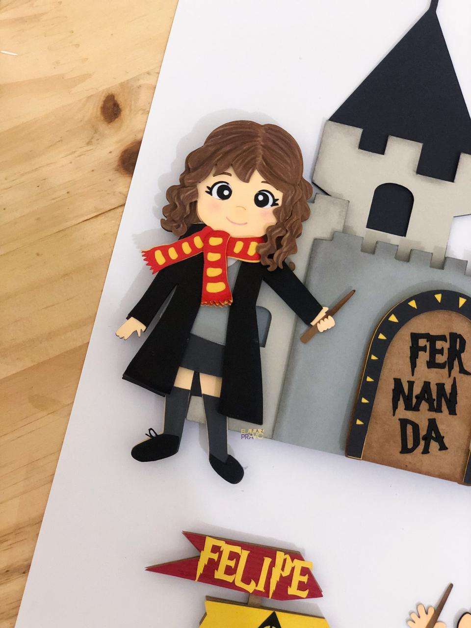 Arquivo de Corte Topo de Bolo - Harry Potter