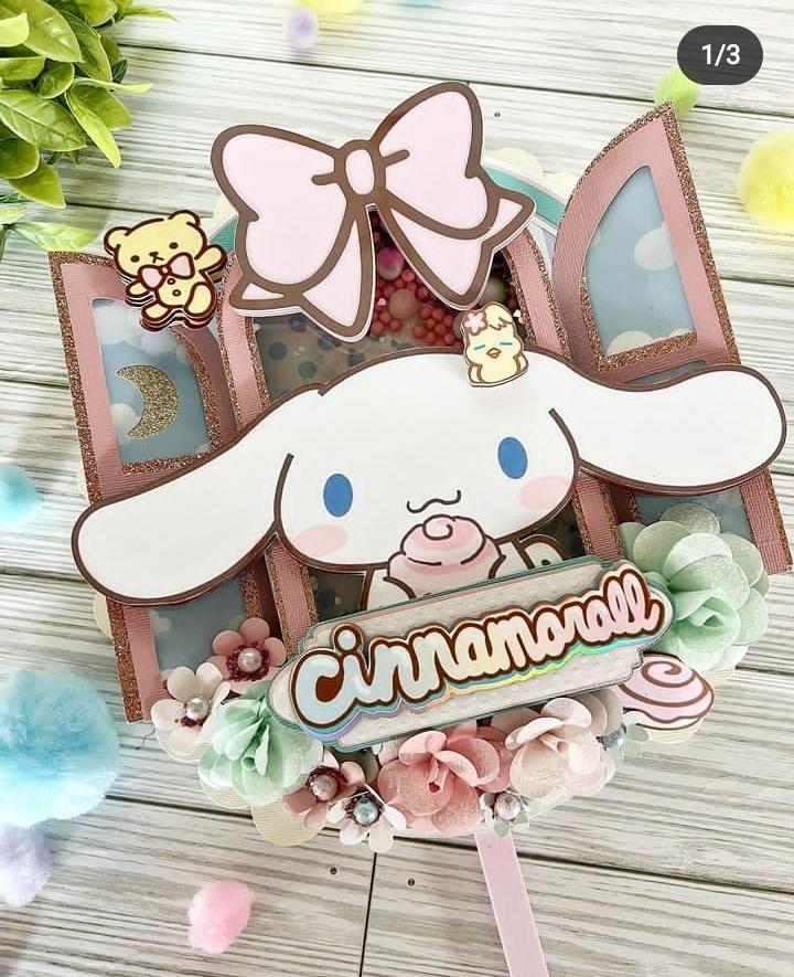 Arquivo de Corte Topo de Bolo - Hello Kitty e Sua Turma