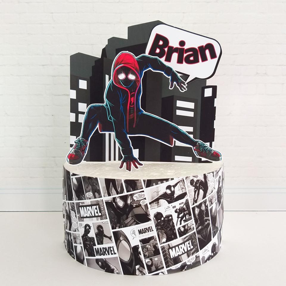 Arquivo de Corte Topo de Bolo - Homem Aranha