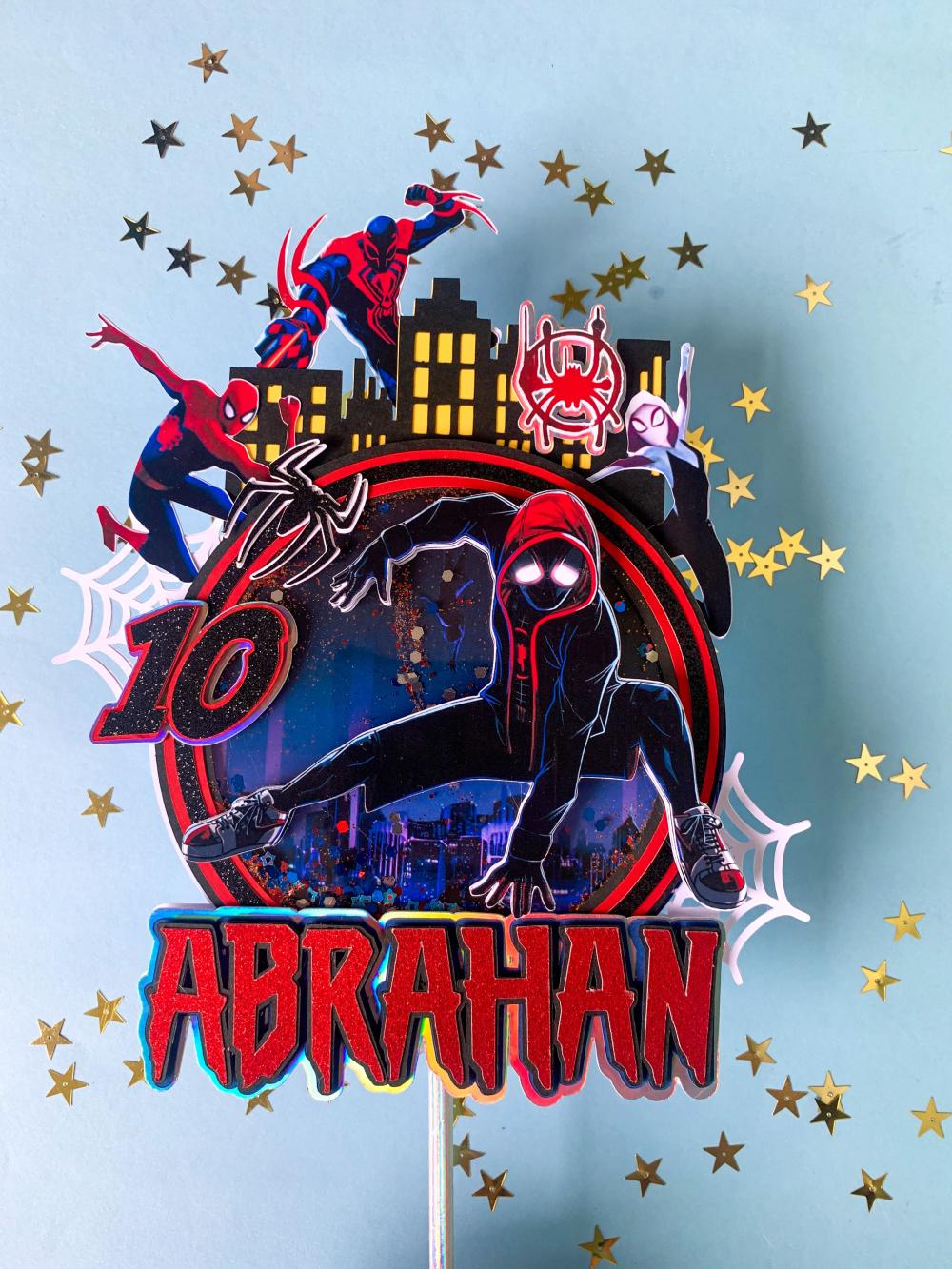 Arquivo de Corte Topo de Bolo - Homem Aranha